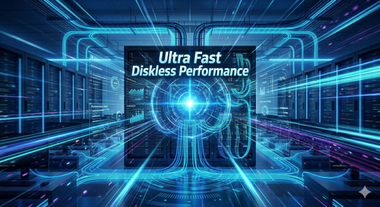 Ultra fast diskless performance
