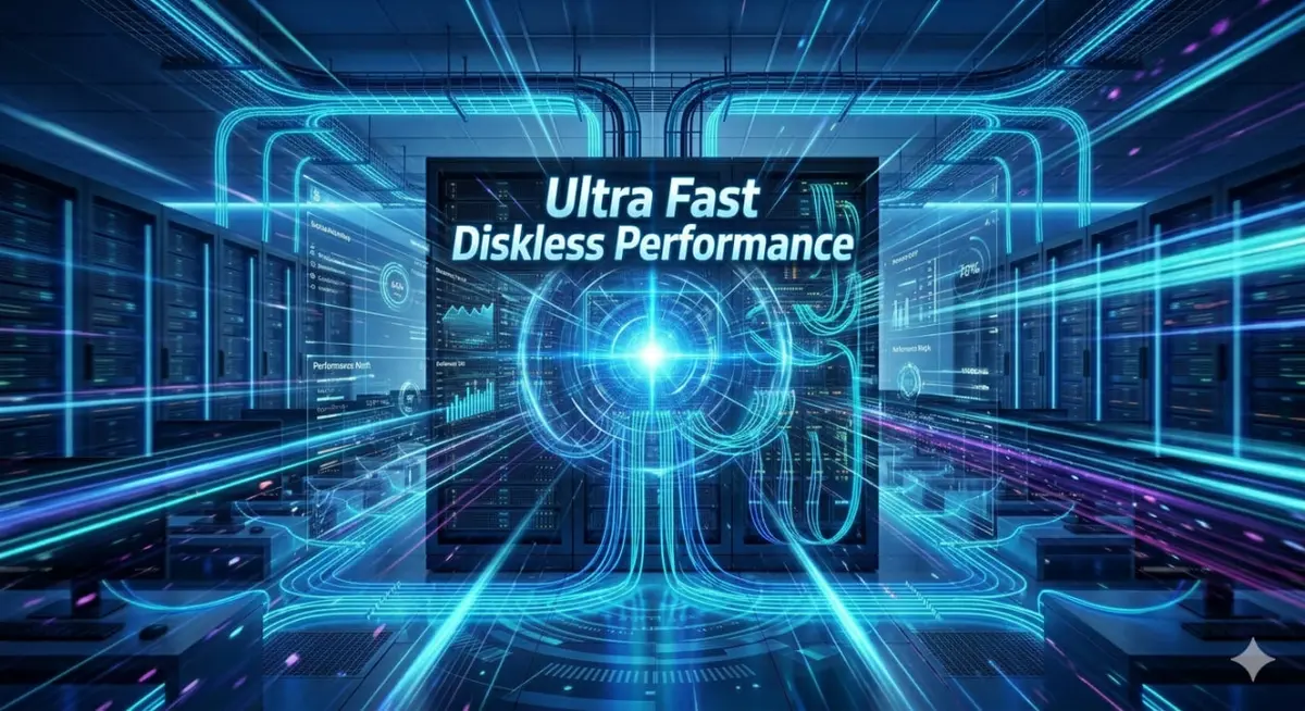 Ultra fast diskless performance